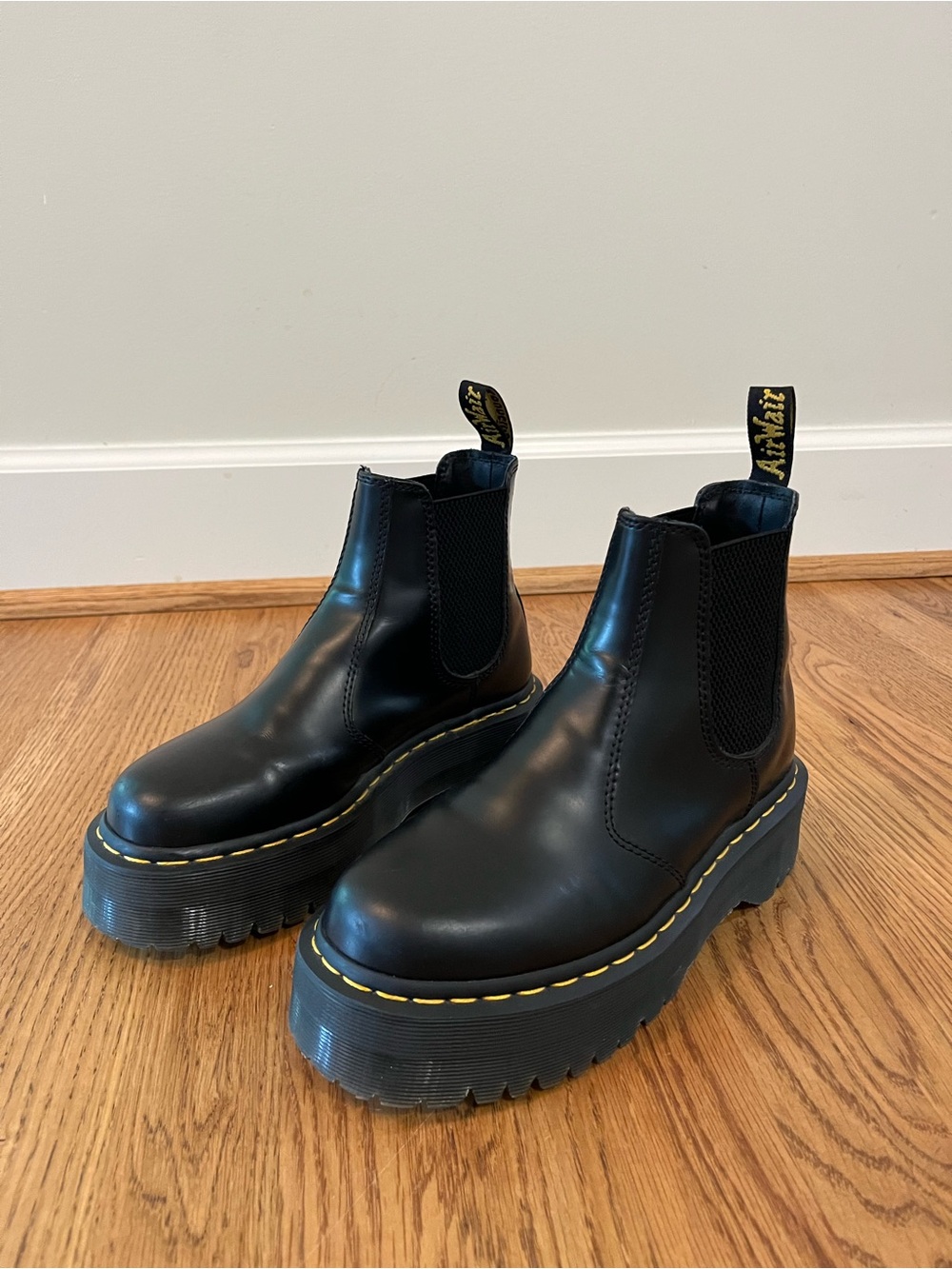 Dr. Martens Black Platform Chelsea Boot
